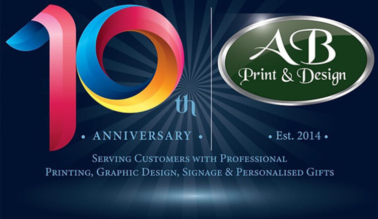 AB Print and Design Celebrates 10-Year Anniversary with Prestigious All Star Business Award